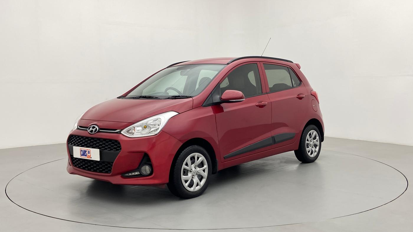 2018 Hyundai Grand i10 SPORTZ 1.2 KAPPA VTVT, Petrol, Manual, 16,375 km, Left Front Diagonal