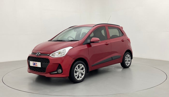 2018 Hyundai Grand i10 SPORTZ 1.2 KAPPA VTVT, Petrol, Manual, 16,375 km, Left Front Diagonal