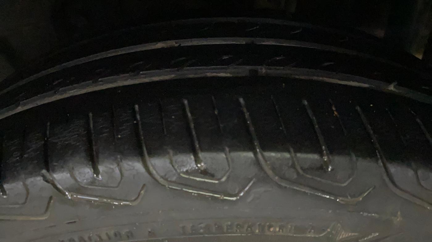 2022 Tata TIGOR XZ PETROL, Petrol, Manual, 44,464 km, Left Rear Tyre Tread