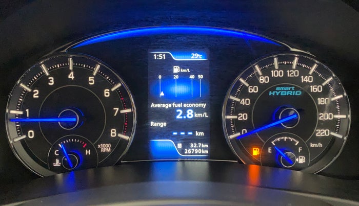 2019 Maruti Ciaz ALPHA 1.5 SHVS PETROL, Petrol, Manual, 26,790 km, Odometer Image