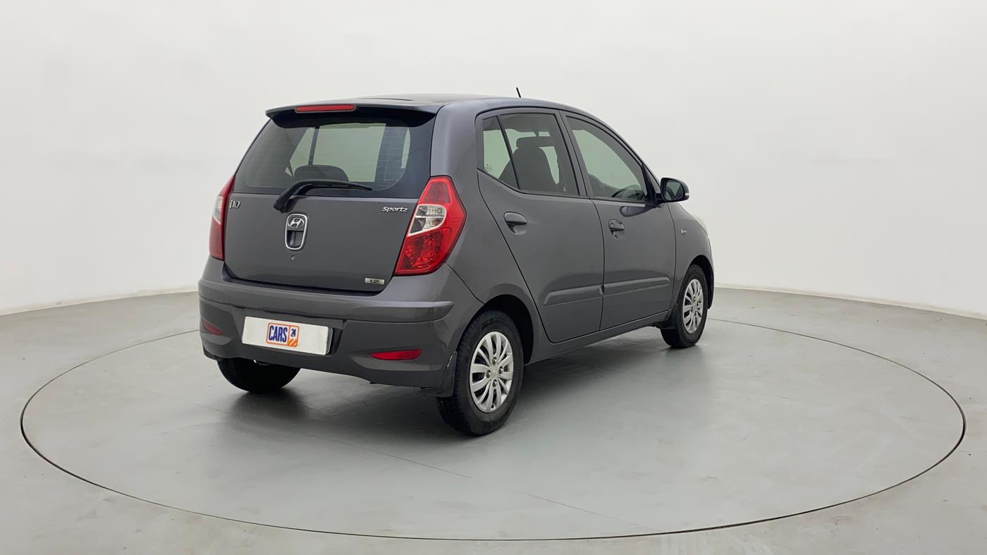 2013 Hyundai i10 SPORTZ 1.2, Petrol, Manual, 93,912 km, Right Back Diagonal