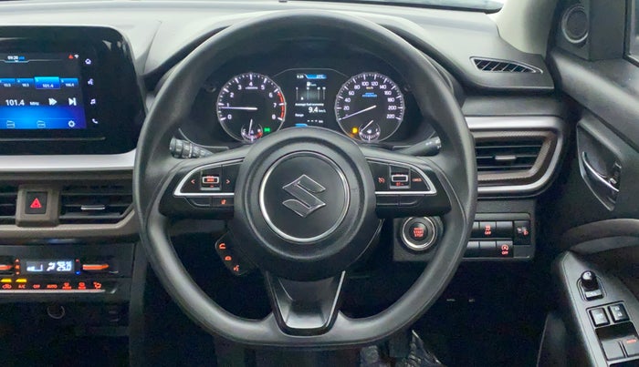 2022 Maruti BREZZA ZXI SMART HYBRID , Petrol, Manual, 15,150 km, Steering Wheel Close Up