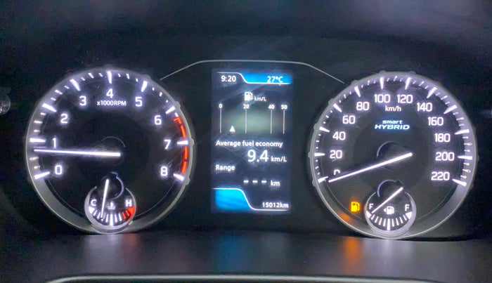 2022 Maruti BREZZA ZXI SMART HYBRID , Petrol, Manual, 15,150 km, Odometer Image