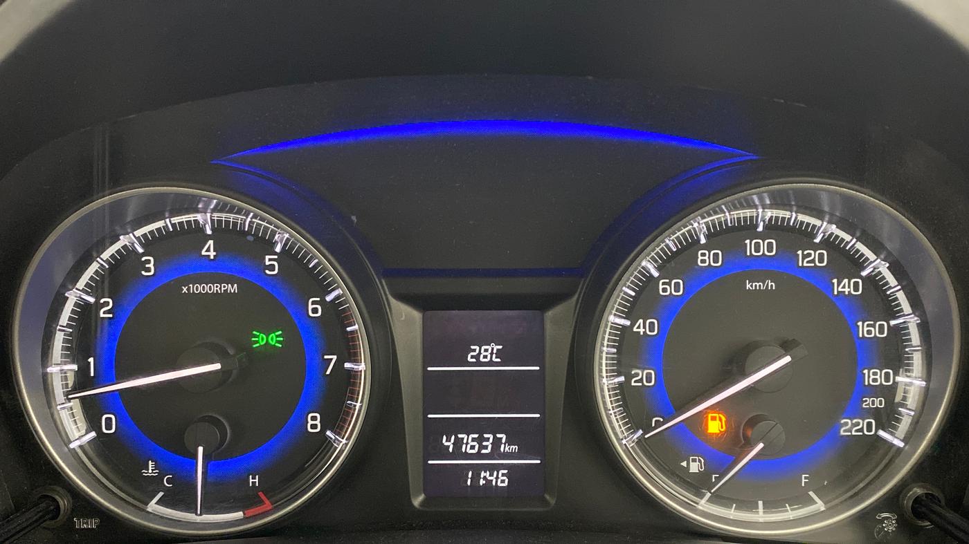 2018 Maruti Baleno DELTA 1.2 K12, Petrol, Manual, 47,756 km, Odometer Image