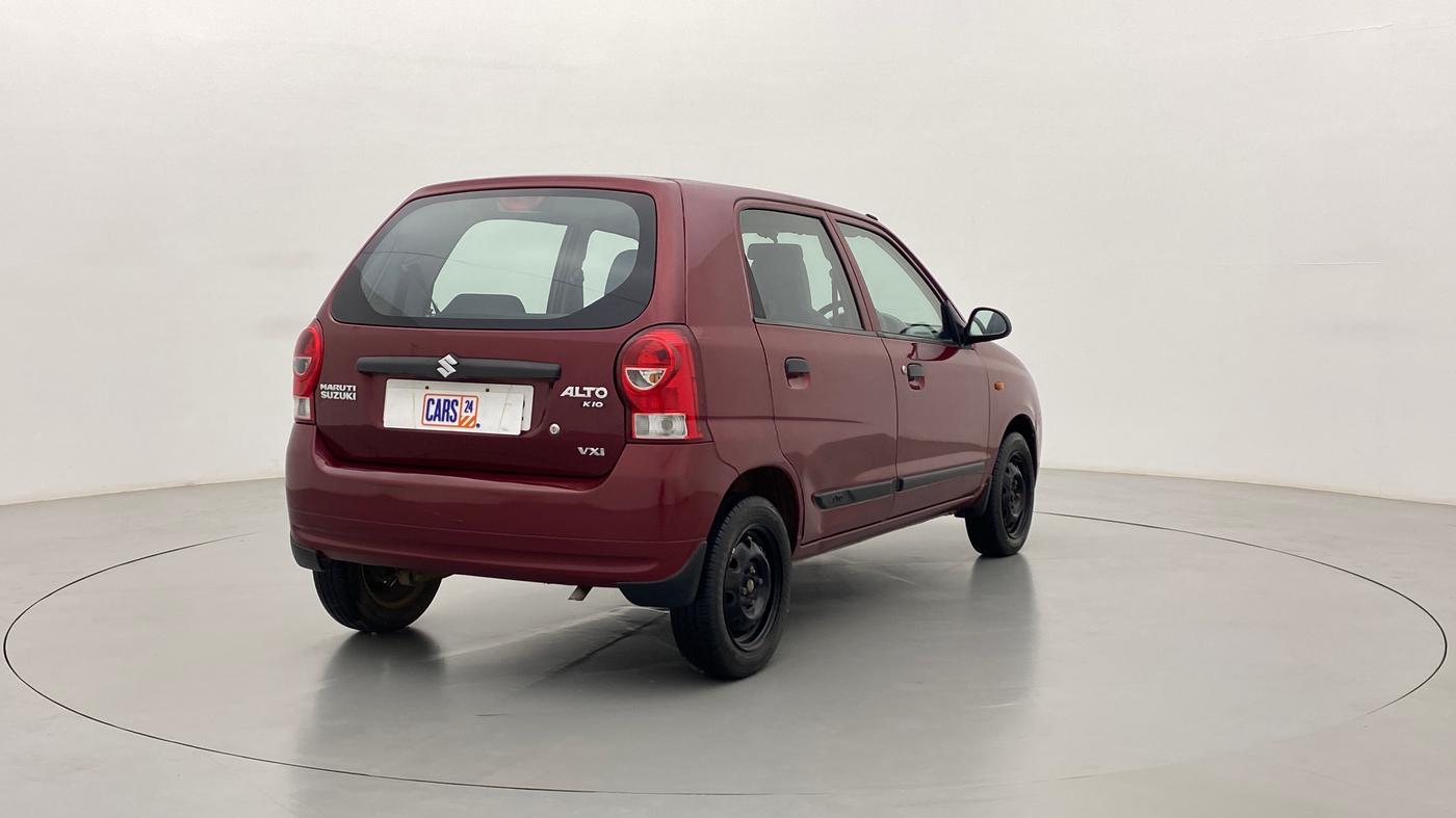 2013 Maruti Alto K10 VXI P, Petrol, Manual, 57,843 km, Right Back Diagonal