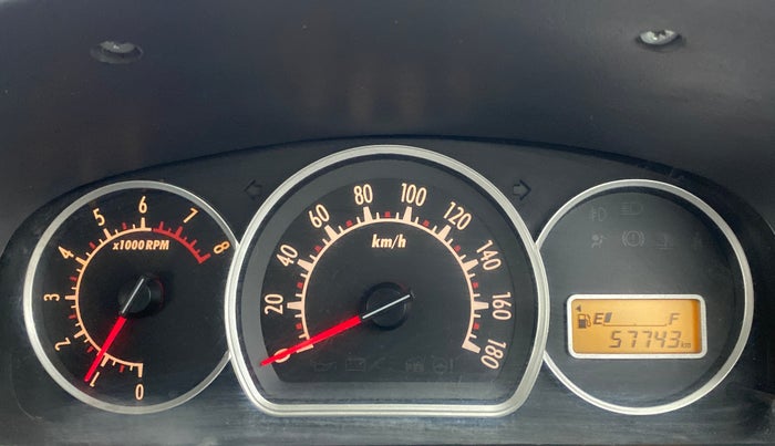 2013 Maruti Alto K10 VXI P, Petrol, Manual, 57,843 km, Odometer Image