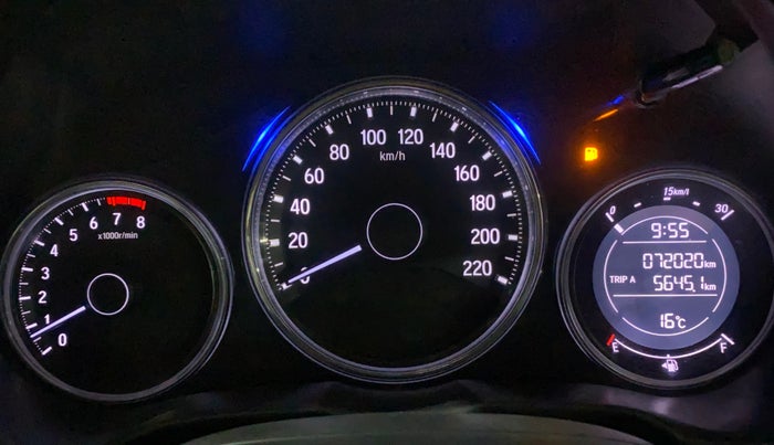 2018 Honda City 1.5L I-VTEC V MT, Petrol, Manual, 72,009 km, Odometer Image