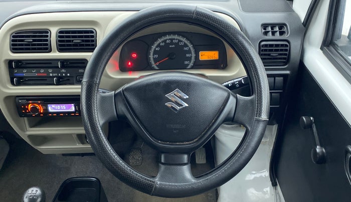 2021 Maruti Eeco 5 STR WITH AC PLUSHTR, Petrol, Manual, 5,080 km, Steering Wheel Close Up