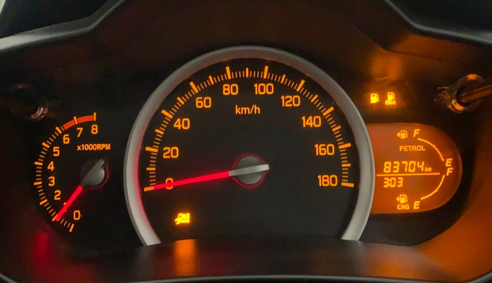 2015 Maruti Celerio VXI CNG, CNG, Manual, 83,704 km, Odometer Image