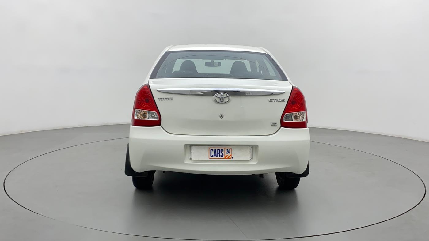 2011 Toyota Etios G, Petrol, Manual, 75,091 km, Back/Rear