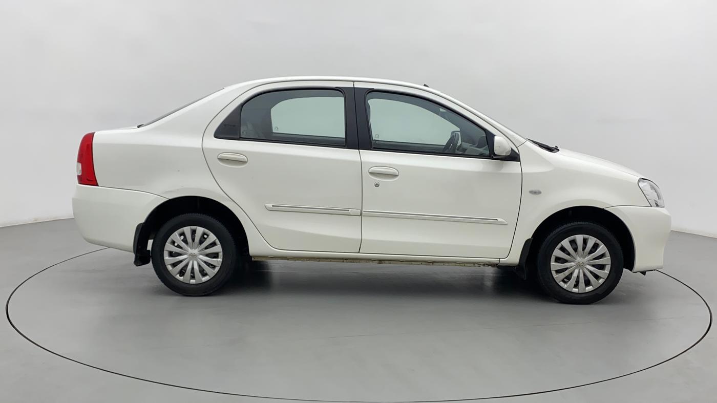 2011 Toyota Etios G, Petrol, Manual, 75,091 km, Right Side View