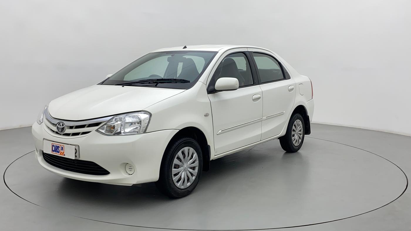 2011 Toyota Etios G, Petrol, Manual, 75,091 km, Left Front Diagonal