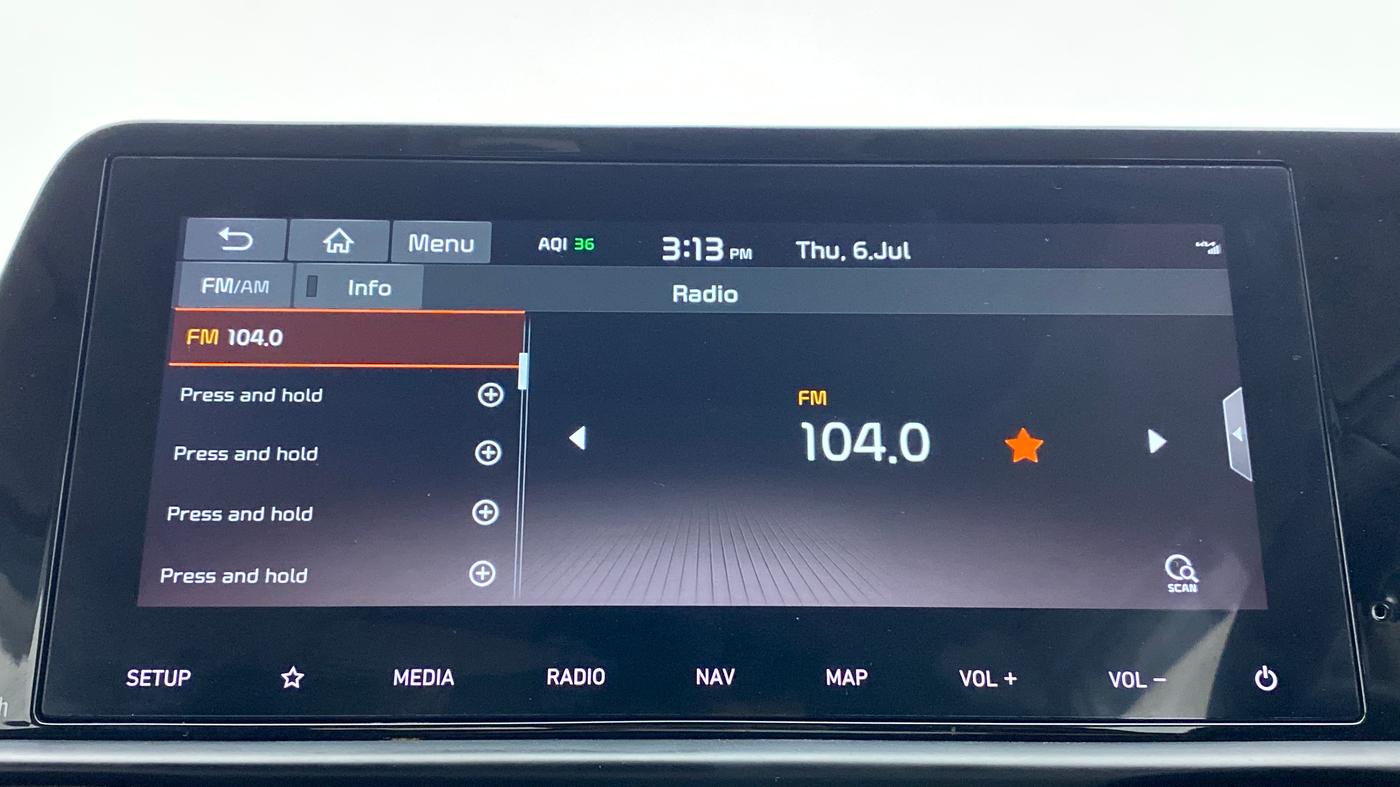 2022 KIA SONET GTX PLUS 1.5 AT, Diesel, Automatic, 5,758 km, Infotainment System