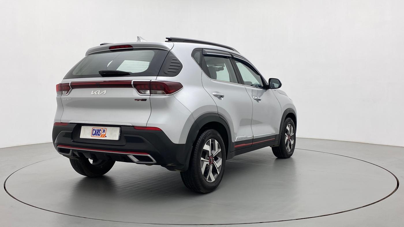 2022 KIA SONET GTX PLUS 1.5 AT, Diesel, Automatic, 5,758 km, Right Back Diagonal