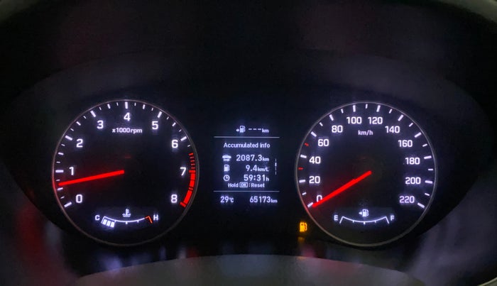 2018 Hyundai Elite i20 ASTA 1.2 (O), Petrol, Manual, 65,159 km, Odometer Image