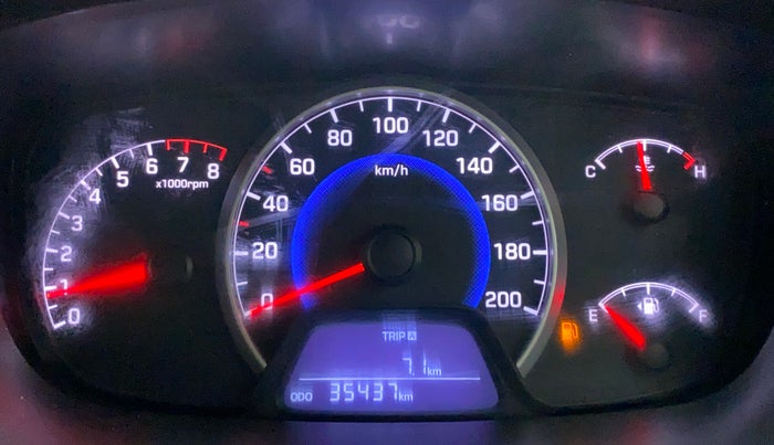 2016 Hyundai Grand i10 MAGNA 1.2 KAPPA VTVT, Petrol, Manual, 35,437 km, Odometer Image