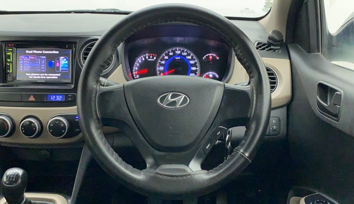 2016 Hyundai Grand i10 MAGNA 1.2 KAPPA VTVT, Petrol, Manual, 35,437 km, Steering Wheel Close Up
