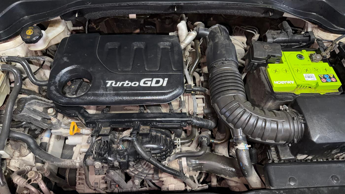 2020 KIA SONET HTX 1.0 IMT, Petrol, Manual, 63,666 km, Engine View