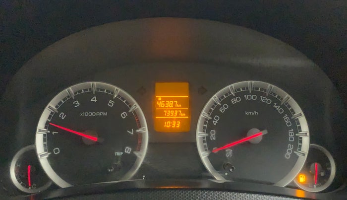 2012 Maruti Swift Dzire VXI, Petrol, Manual, 73,936 km, Odometer Image