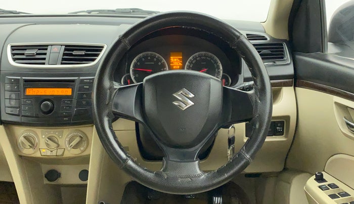 2012 Maruti Swift Dzire VXI, Petrol, Manual, 73,936 km, Steering Wheel Close Up