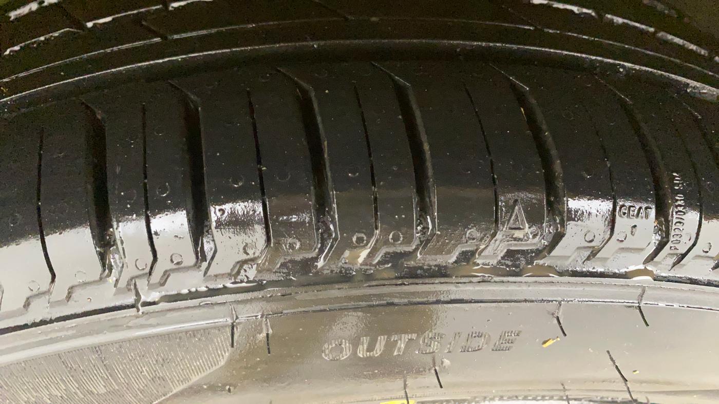 2020 Tata Tiago XZ PLUS PETROL, Petrol, Manual, 95,116 km, Left Front Tyre Tread