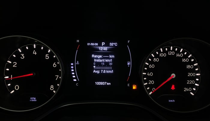 2018 Jeep Compass LIMITED 1.4 PETROL AT, Petrol, Automatic, 1,00,933 km, Odometer Image