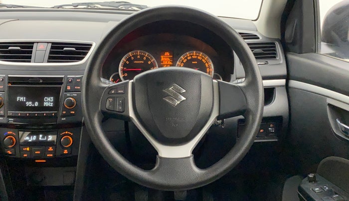 2013 Maruti Swift ZXI, Petrol, Manual, 55,816 km, Steering Wheel Close Up