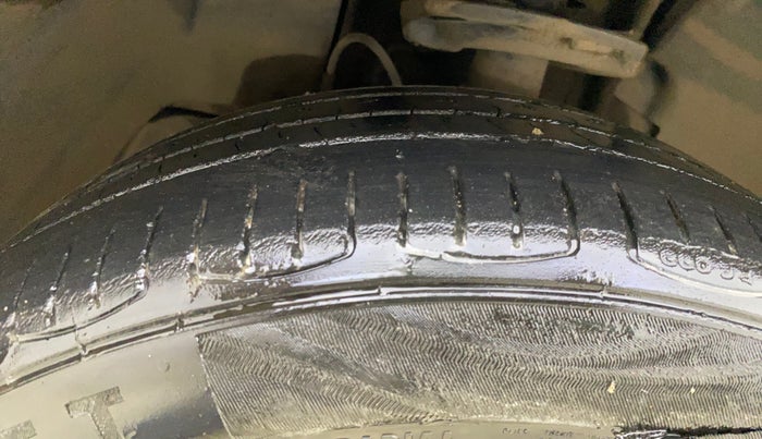 2019 Tata TIGOR XZA PETROL, Petrol, Automatic, 1,06,844 km, Left Front Tyre Tread