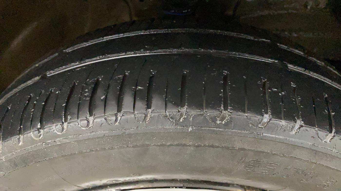 2020 Maruti S PRESSO VXI+, Petrol, Manual, 1,20,704 km, Right Front Tyre Tread