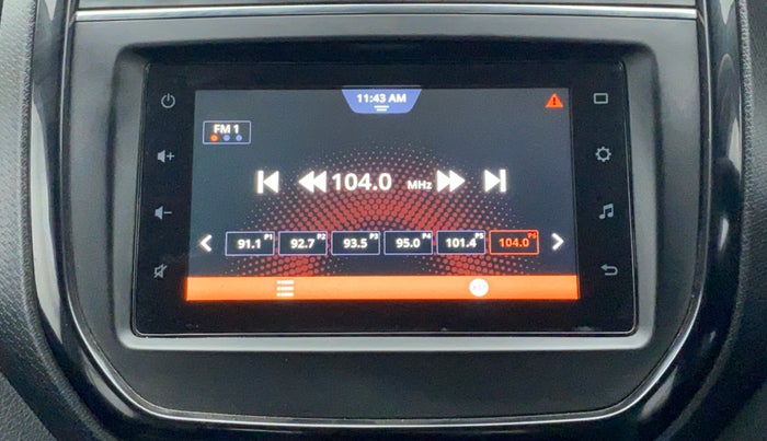 2020 Toyota URBAN CRUISER PREMIUM MT, Petrol, Manual, 44,492 km, Infotainment System