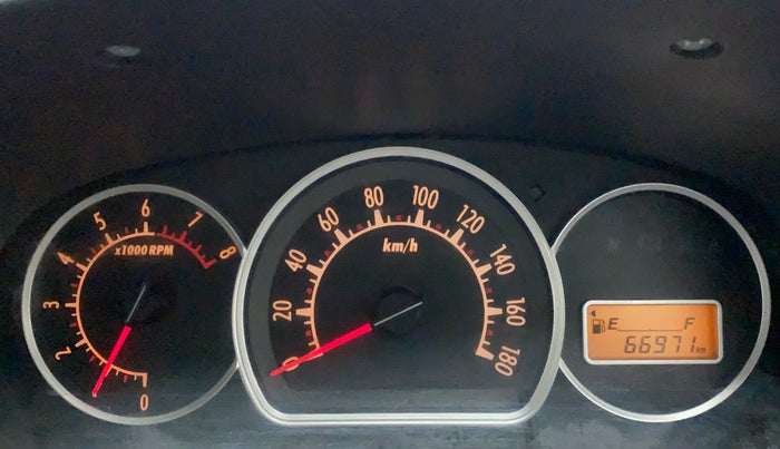 2011 Maruti Alto K10 VXI, Petrol, Manual, 66,971 km, Odometer Image