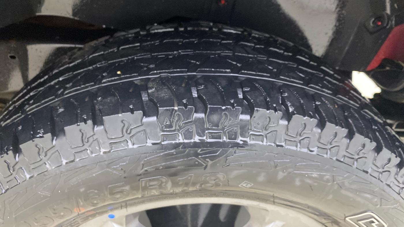2021 Mahindra Thar LX HT PETROL 4WD MT, Petrol, Manual, 35,414 km, Left Rear Tyre Tread