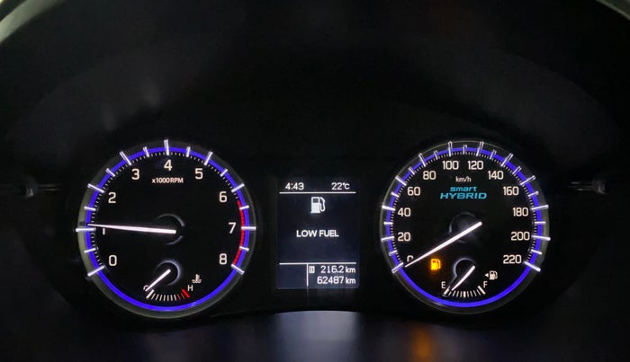 2021 Maruti S Cross ZETA 1.5, Petrol, Manual, 62,486 km, Odometer Image