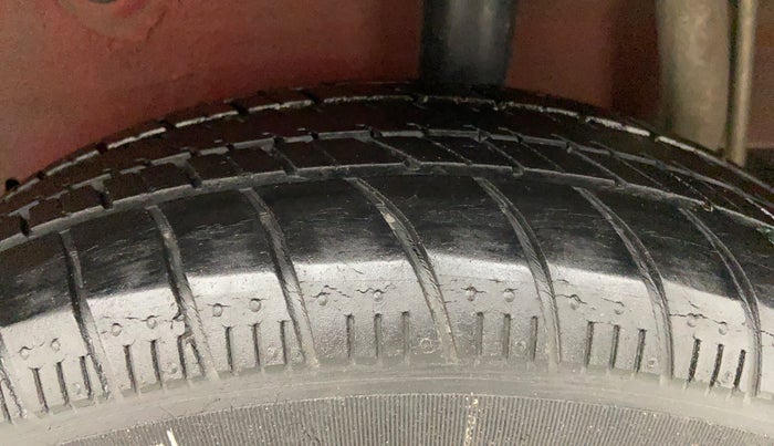2017 Maruti Celerio VXI AMT, Petrol, Automatic, 55,341 km, Left Rear Tyre Tread