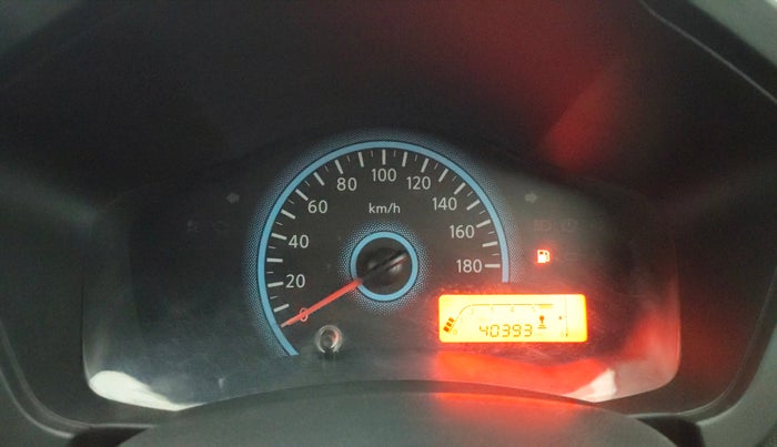 2017 Datsun Redi Go GOLD LIMITED EDITION, Petrol, Manual, 40,381 km, Odometer Image