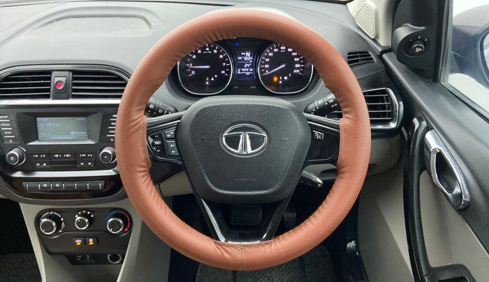 2018 Tata Tiago XZA PETROL, Petrol, Automatic, 76,564 km, Steering Wheel Close Up