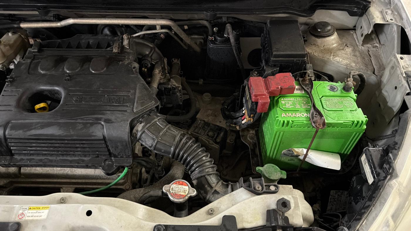 2014 Maruti Celerio VXI AMT, Petrol, Automatic, 70,634 km, Engine View - Left