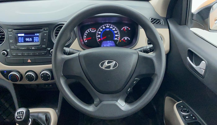 2014 Hyundai Grand i10 SPORTZ 1.2 KAPPA VTVT, Petrol, Manual, 38,509 km, Steering Wheel Close Up