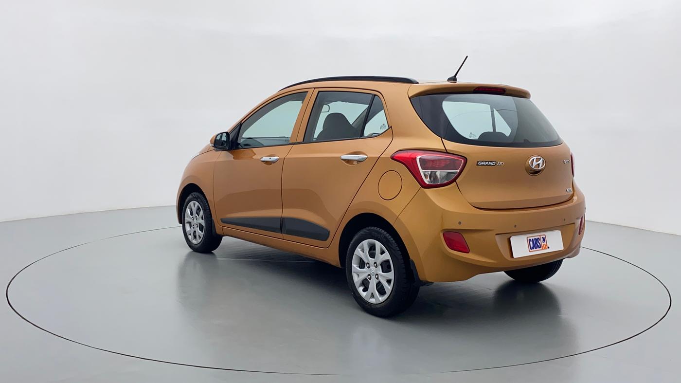 2014 Hyundai Grand i10 SPORTZ 1.2 KAPPA VTVT, Petrol, Manual, 38,509 km, Left Back Diagonal