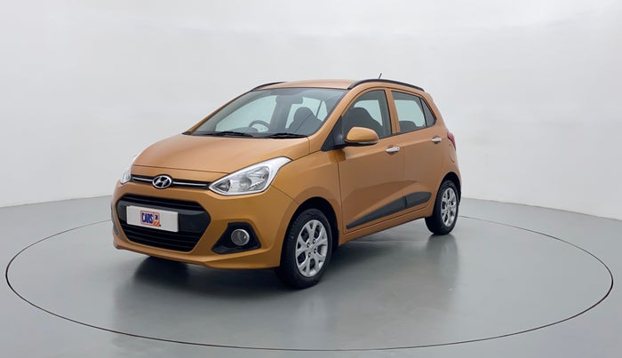 2014 Hyundai Grand i10 SPORTZ 1.2 KAPPA VTVT, Petrol, Manual, 38,509 km, Left Front Diagonal