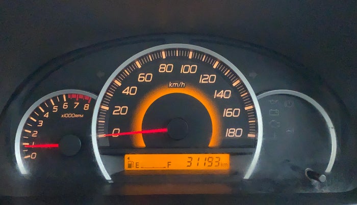 2015 Maruti Wagon R 1.0 VXI, Petrol, Manual, 31,305 km, Odometer Image
