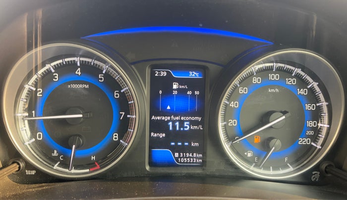 2019 Maruti Baleno ALPHA PETROL 1.2, Petrol, Manual, 1,05,514 km, Odometer Image