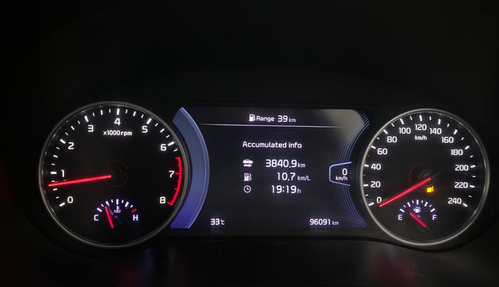 2019 KIA SELTOS GTX PLUS 1.4 PETROL, Petrol, Manual, 96,091 km, Odometer Image