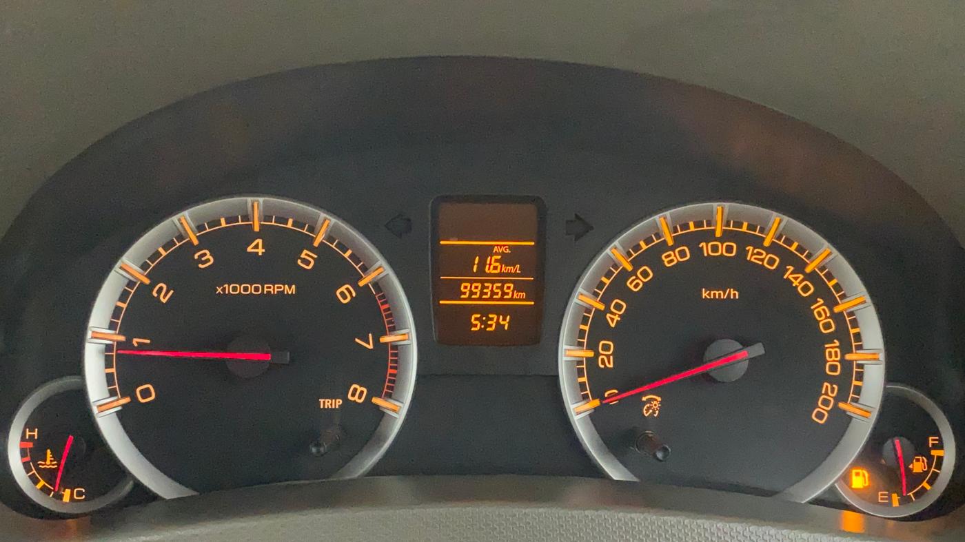 2013 Maruti Ertiga VXI, Petrol, Manual, 99,480 km, Odometer Image