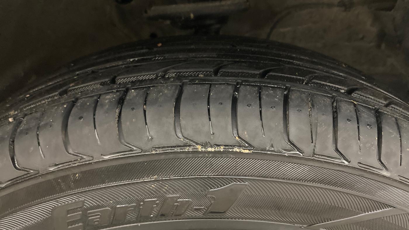 2021 Maruti S PRESSO VXI+, Petrol, Manual, 93,040 km, Right Front Tyre Tread