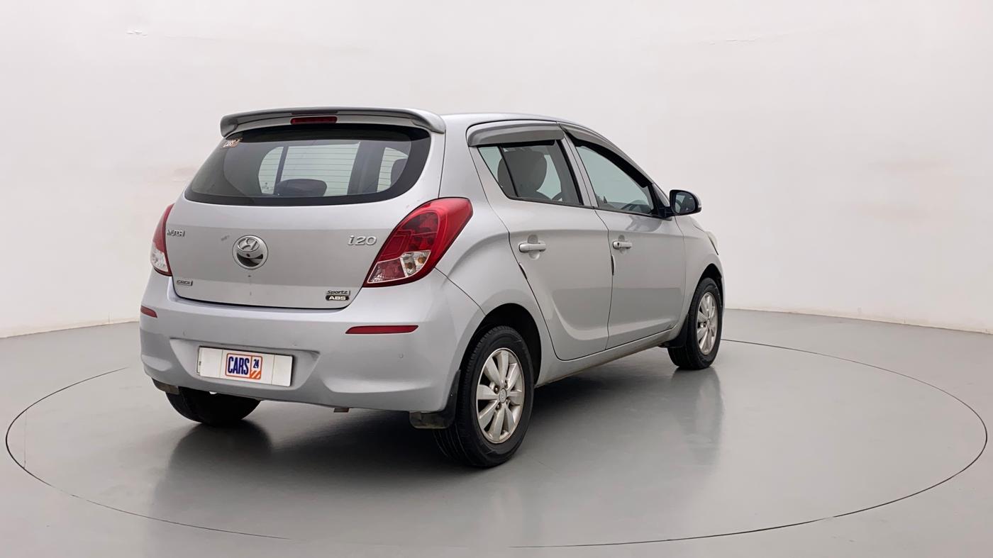 2012 Hyundai i20 SPORTZ 1.4 CRDI, Diesel, Manual, 1,01,771 km, Right Back Diagonal
