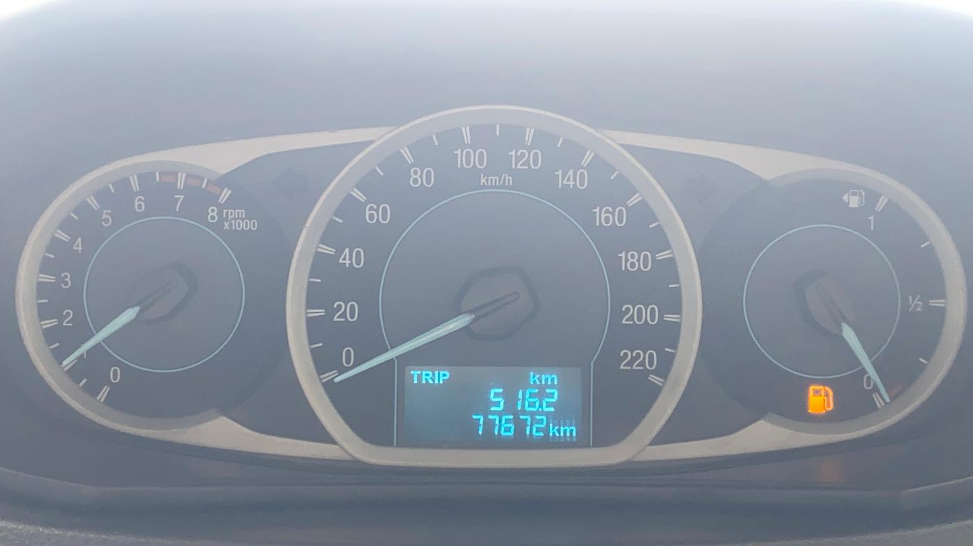2017 Ford New Figo TITANIUM 1.2 PETROL MT, Petrol, Manual, 77,672 km, Odometer Image