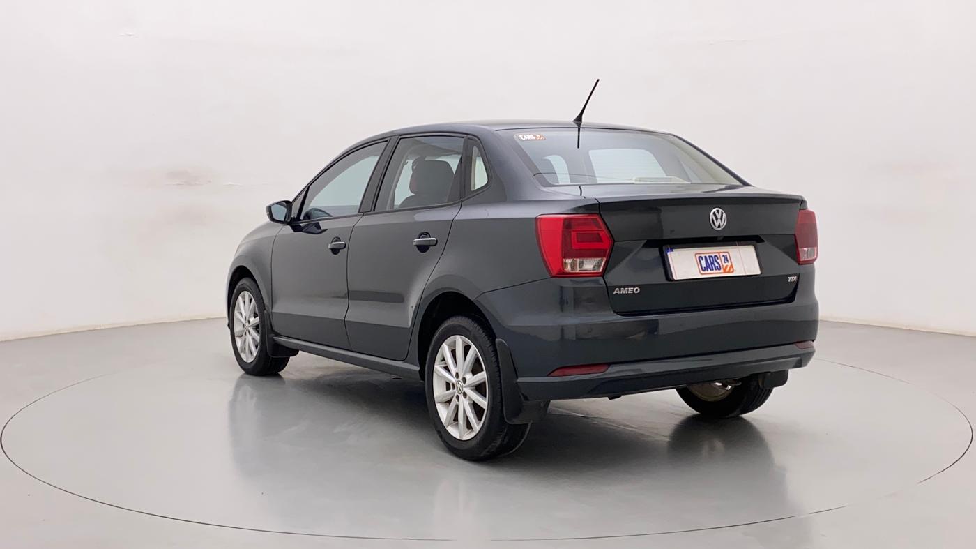 2018 Volkswagen Ameo HIGHLINE PLUS 1.5L 16 ALLOY, Diesel, Manual, 50,979 km, Left Back Diagonal