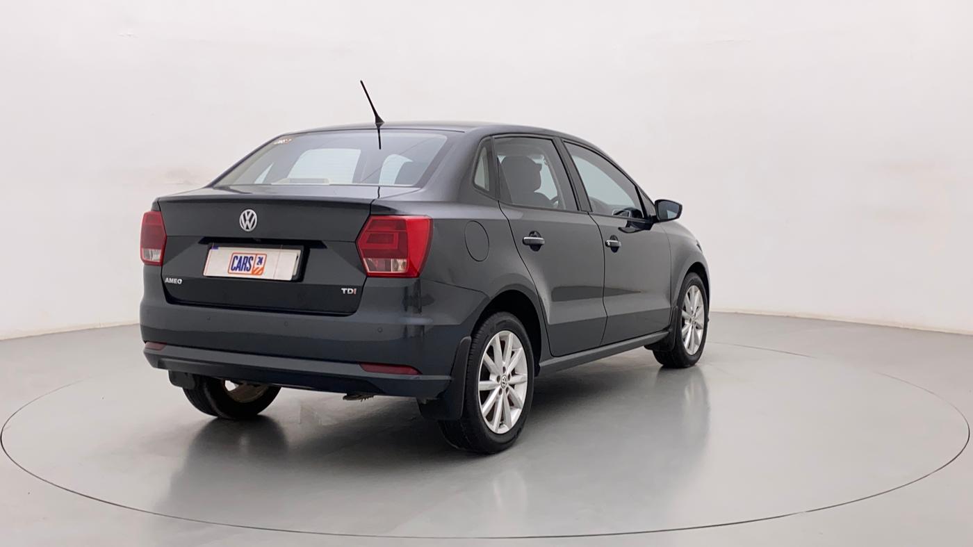 2018 Volkswagen Ameo HIGHLINE PLUS 1.5L 16 ALLOY, Diesel, Manual, 50,979 km, Right Back Diagonal