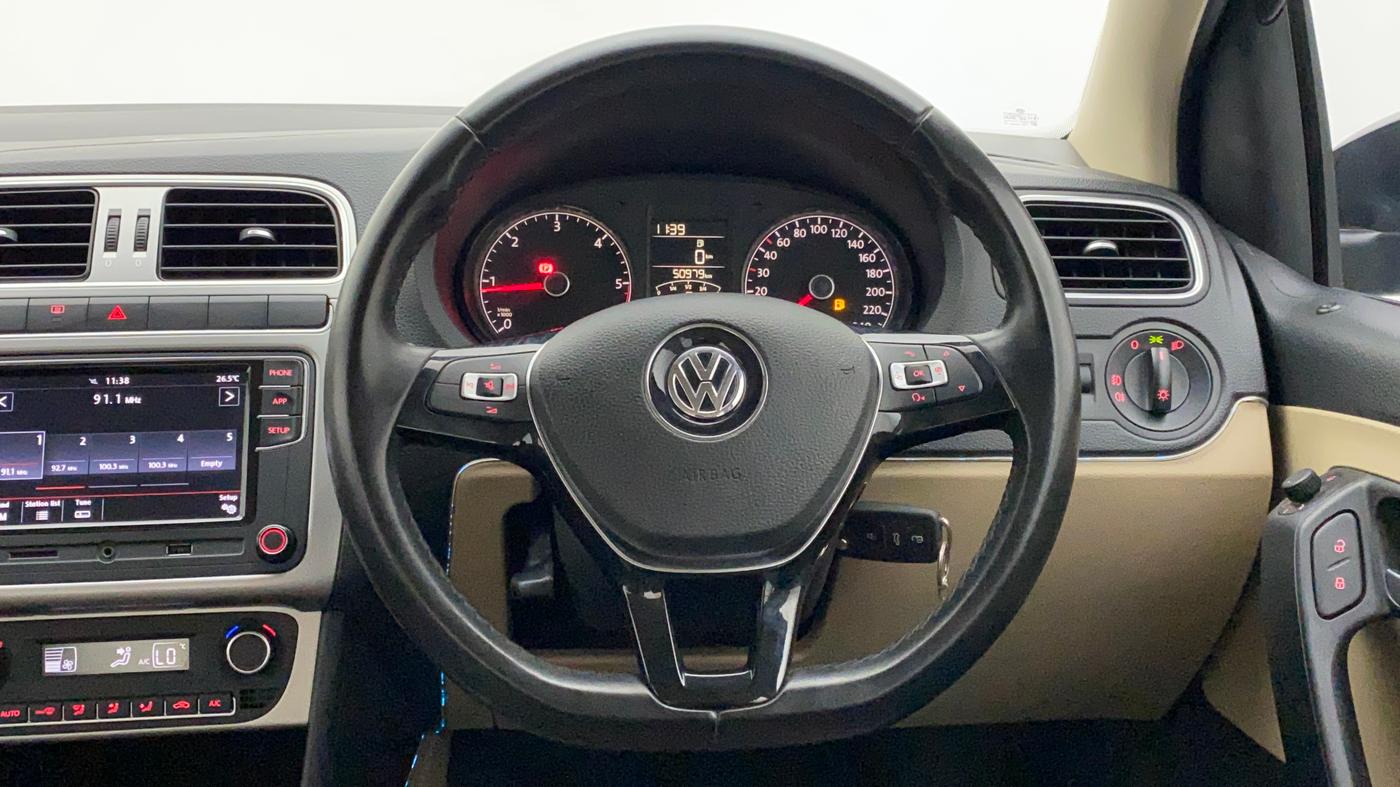 2018 Volkswagen Ameo HIGHLINE PLUS 1.5L 16 ALLOY, Diesel, Manual, 50,979 km, Steering Wheel Close Up